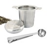 bremermann Coffee Spoon with Locking Clip and Stainless Steel Tea