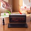 Fireplace Flame Aroma Oil Diffuser Humidifier Timer for Home Bedroom