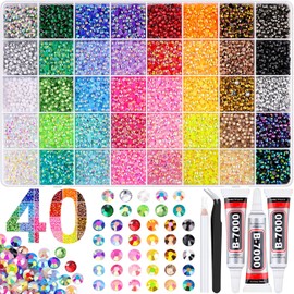 BELLEBOOST 45000-Piece Multicolor Rhinestones Bedazzling Kit