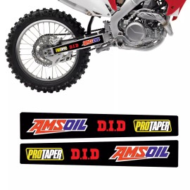 Honda SWING ARM GRAPHICS HONDA  CRF250 CRF450 2002-2008 AMSOIL- D.I.D- PROTAPER  DECAL - HON-240-1-GRAY