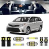 ENDPAGE 16pcs Sienna LED Interior Light Kit for Toyota Sienna