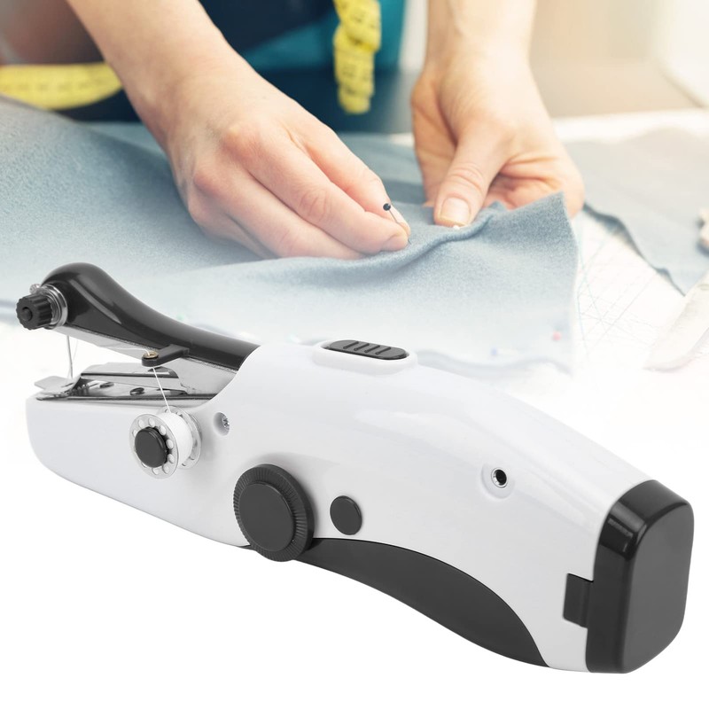 Ledernähmaschine, Leichte und robuste Mini-Nähmaschine Handnähmaschine mit Einfädler für die