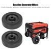 2Pcs Rubber Wheel 5kw-6.5kw Gasoline Engine Generator Mute Wheels Replacement