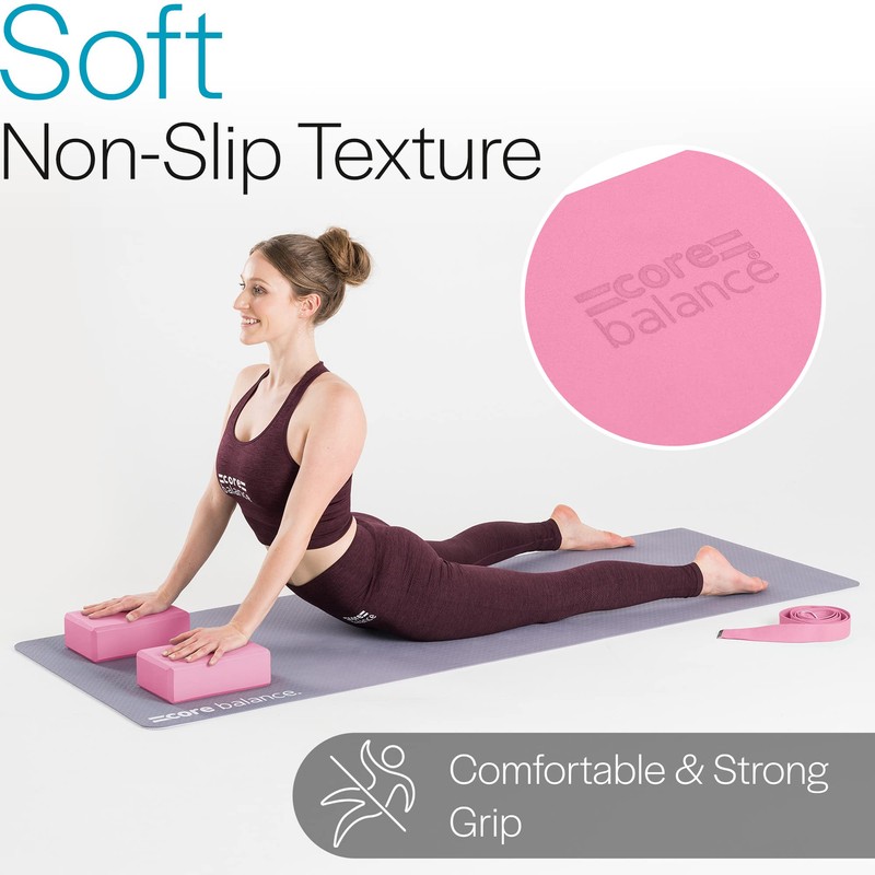 Core Balance Yoga Blocks Set Of 2 High Density EVA