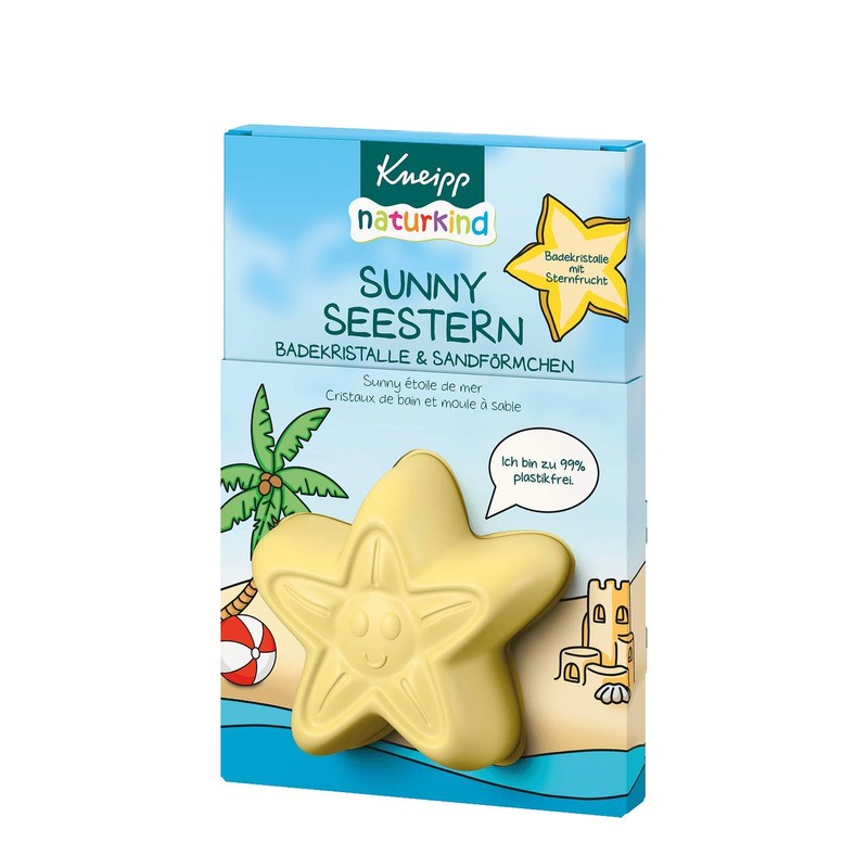 Kneipp Naturkind Sunny Starfish Bath Crystals & Sand Moulds 60g