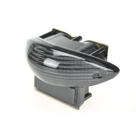 TOPZONE For Suzuki 1998-2006 KATANA - GSX600/ GSX750;1999-2007 HAYABUSA - GSX1300R; LED Rear Lamp Brake Tail Light Integrated Turn Signal (Smoke, Style2: Sequential LED Taillight+ Turn Signal)