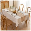 7CDXD Manteles para Mesa Rectangular,Mantel Rectangular,Mantel de Lino Tela rústica