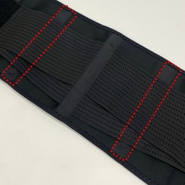 Black Fitness Core Lifting Waist Belt L