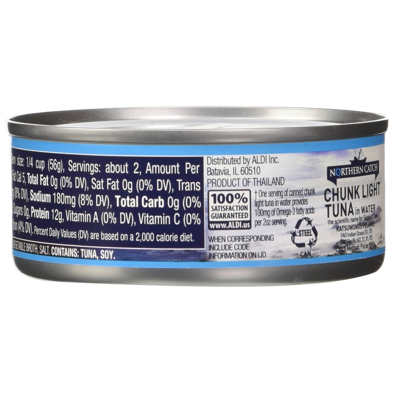 Northern Catch Premium Chunk Light Tuna in Water, 4.5-Ounce (Pack