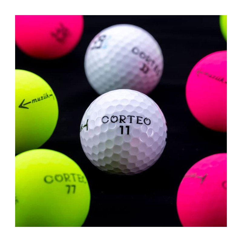 Muziik Corteo 39 PLUS Golf Balls, 1 Dozen Head Speed