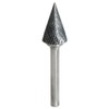 KS Tools 515.3276 Hard metal tip cone milling burr form