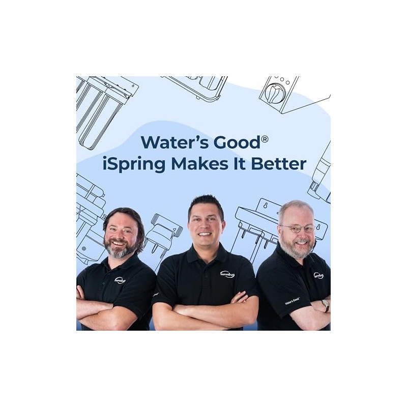 iSpring F3RCD100 1-Year Replacement Filter Pack for RCD100 RO System