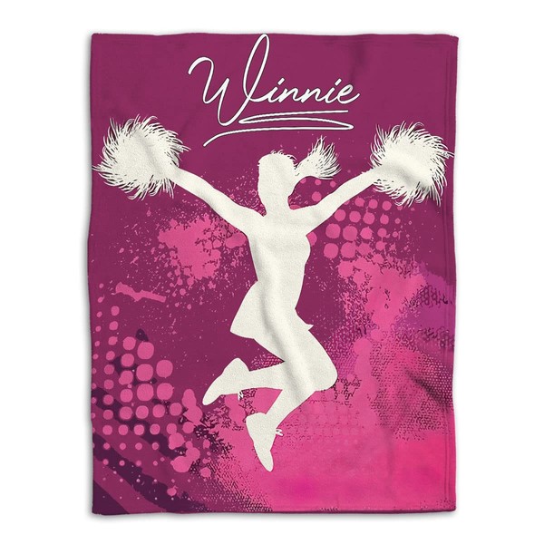 Custom Cheerleading Cheerleader Pink Gift for Her Personalized Name Premium