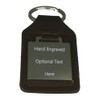 Paderborn City Germany Flag Leather Keyring with Engraving, silver