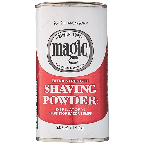 Magic Extra Strength Shaving Powder Red Can 5 Oz (6 Pack)