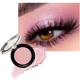 CAKAILA Paleta De Sombras De Ojos En Polvo Monocromáticas, Sombra De Ojos Rosa Natural Neutra Con Un Solo Brillo Para Mujeres Mayores, Acabado...     