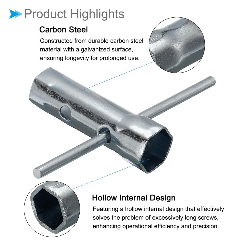 CoCud Ignition Spark Plug Spanner, 16mm 18mm Socket, Dual-Ended Wrench