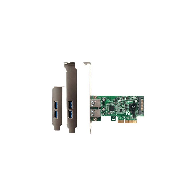 USB 3.1A-P2-PCIE3 USB 3.2 Gen2 (10Gbps) Type A Interface Card