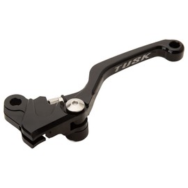 TUSK Folding Clutch Lever Black Compatible with Yamaha TTR125LE 2003-2025/TTR230 2005-2025/Compatible with Suzuki RM125 1986-2007