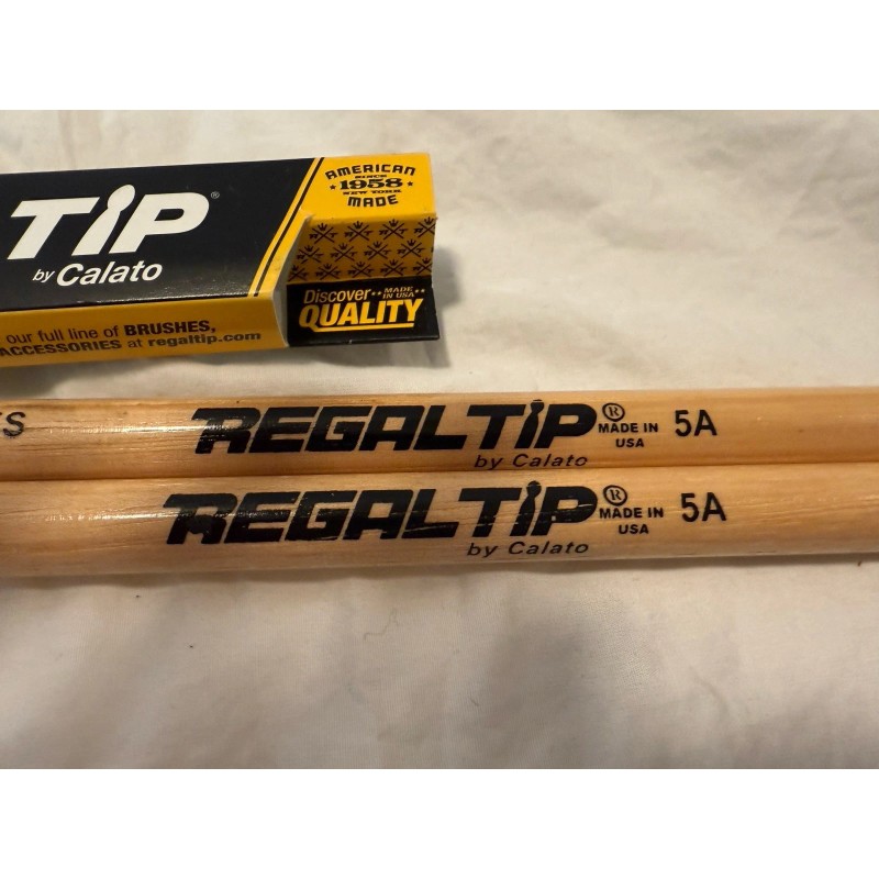 REGAL TIP Drum Sticks 5a Wood Tip, GRAEME EDGE MOODY