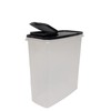 Tupperware Eidgenosse 2.8 Litres Black Transparent with Chute Storage Container
