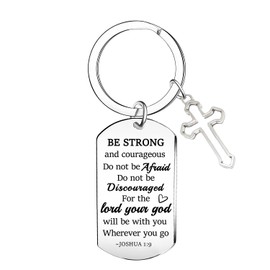 MADHAHEFU Religious Gifts For Men Cross Keyring For Men Women Bible Verse Keyring Inspirational Keyring Friend Birthday Gifts Christian Keyring Mini Bible Keyring