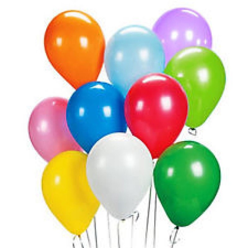 100pcs Plain 12" Multicolour Helium Quality Latex Balloons Birthday Wedding