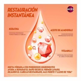 Sedal Crema para Peinar Restauración Instantánea, 135 ml