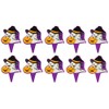 cotta 68199 Picks, Pumpkin Ghost, Purple, White, Orange, 1.0 x
