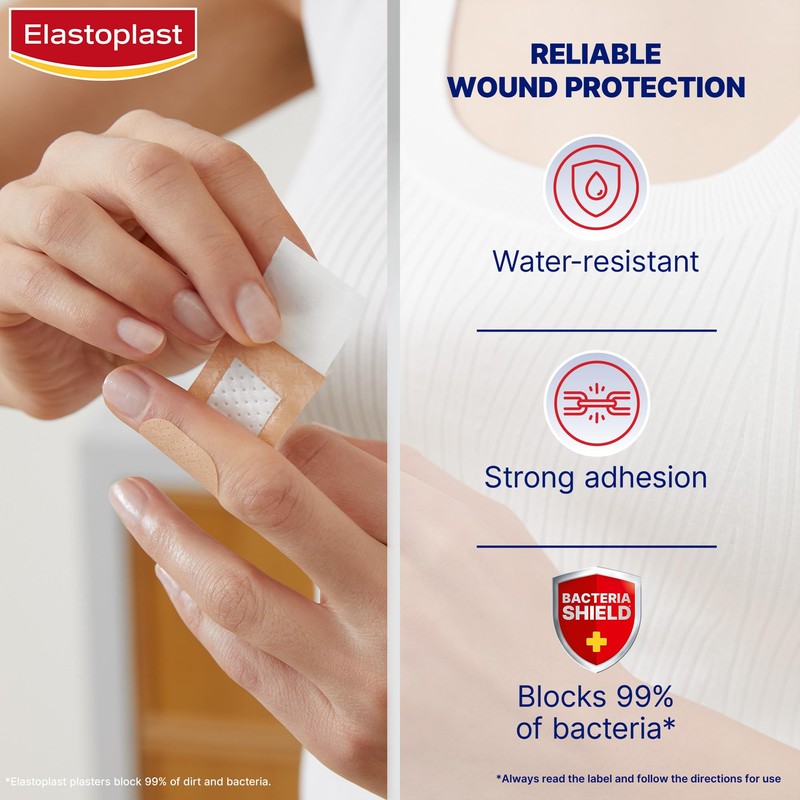 Elastoplast Flexible Fabric Plasters 40 Pack