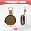 uxcell 2pcs Portable Ring Organizer Case with Keychain, Anti-Lost Traveling