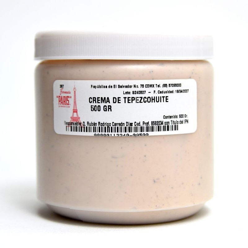 Crema de Tepezcohuite Tepezcohuite Skin Cream, 500g