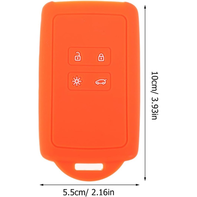 Kichvoe Funda de Silicona Diseño Estilizado para Llave de Coche