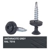 Marcopol Pack of 30 Metal Roofing Torx Screws 4.8 x