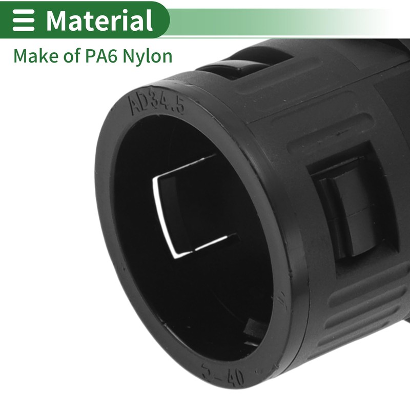 Partuto M40x1.5 Cable Glands 34.5mm / 1.36" Bellows Quick Connector