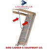 Louisville PR315500-RH/LH RIGHT & LEFT Attic Ladder Hinge Arm Replacement