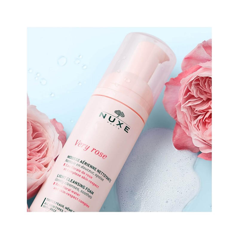 Limpiador Facial Very Rose de Nuxe – Desmaquillante Suave con