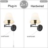 IC INSTANT COACH Swing Arm Wall Lamp Plug in Wall