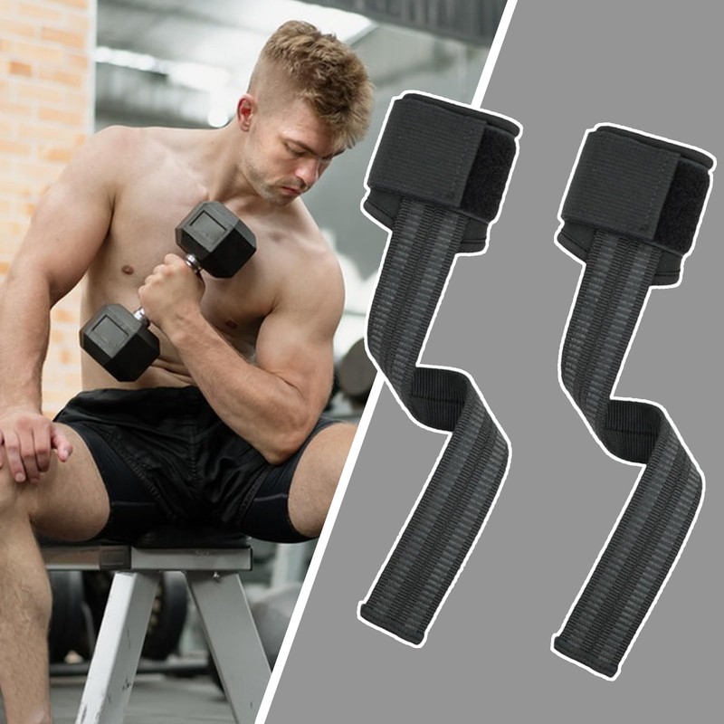 Hand Straps for Weight Lifting - Workout Straps,Non-Slip Reinforced Adjustable