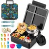 JSLOVE Bento Lunch Box with Leak Proof Thermos Food Jar