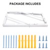 YUMORE Folding Shelf Brackets, 16 Inch Heavy Duty Collapsible Shelf