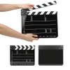 30x25CM Acrylic Clapperboard Professional Movie Film Action Clap Director Photography