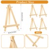 Gjinxi 4 Pack Mini Easel for Display, Small Wood Easels