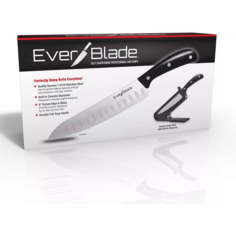 EverBlade Self Sharpening Professional Chef Knife German Steel Kitchen Knife
