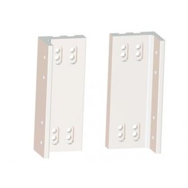 Power-Pole MtoS Dual Bracket 1'' Thick w/Slots White