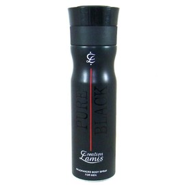 E de B Pure Black Creation Lamis Fragranced Body Spray For Men 200ml