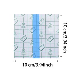 Waterproof Shower Patches Penta Angel 20Pcs Disposable Breathable Adhesive Bandage Clear Stretch Stickers Cover Protective Film for Women Men Swimming Surfing Snorkeling Other Water Sports (10x10cm)