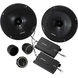 KICKER Speakers 6.5 inch for Ford Fusion 2013-2020 Upgrade Kit - Pair of CS Series with Adapters and Harness, Component 6 1/2 Car Audio Front or Rear Door Speaker CSS65, 46CSS654