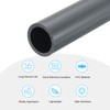MECCANIXITY 1 Inch PVC Rigid Tube Round Pipe 20.6mm ID