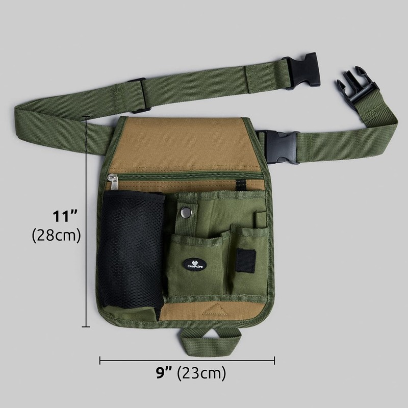 Handy Organizer Garden Tool Pouch - Unisex Utility Belt Apron